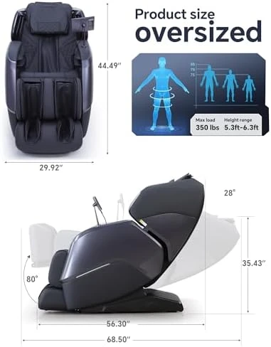 4D+3D Dual Mechanism Massage Chair — Massage Chairs, CareTech