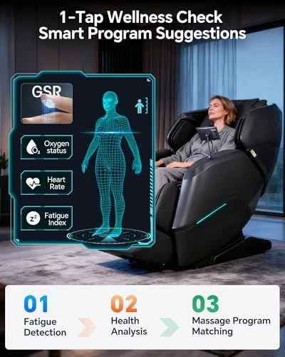 4D+3D Dual Mechanism Massage Chair — Massage Chairs, CareTech