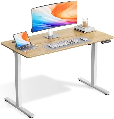 Electric Standing Desk Adjustable Height 48 x 24 Inch — Standing Desk, VVENACE