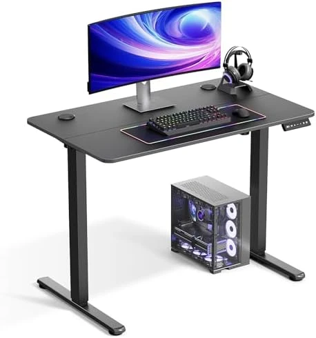 Electric Standing Desk Adjustable Height 48 x 24 Inch — Standing Desk, VVENACE