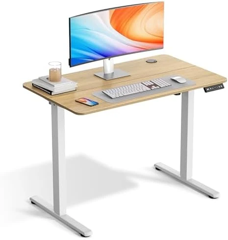 Electric Standing Desk Adjustable Height 48 x 24 Inch — Standing Desk, VVENACE