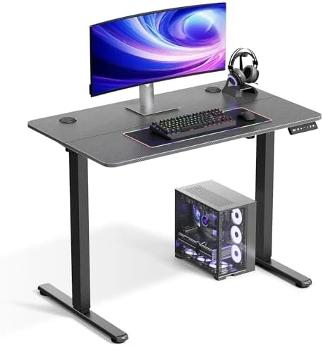 Electric Standing Desk Adjustable Height 48 x 24 Inch — Standing Desk, VVENACE
