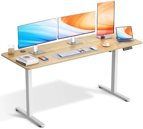 Electric Standing Desk Adjustable Height 48 x 24 Inch — Standing Desk, VVENACE