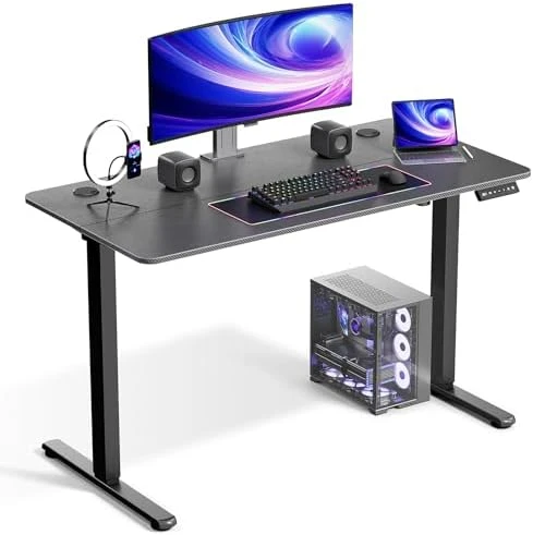 Electric Standing Desk Adjustable Height 48 x 24 Inch — Standing Desk, VVENACE