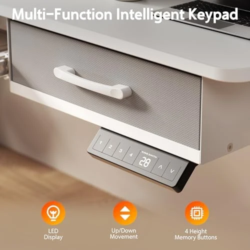 Electric Standing Desk with Keyboard Tray — Standing Desk, WALKINGDESK