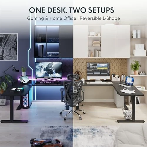 L Shaped Standing Desk — Standing Desk, FLEXISPOT