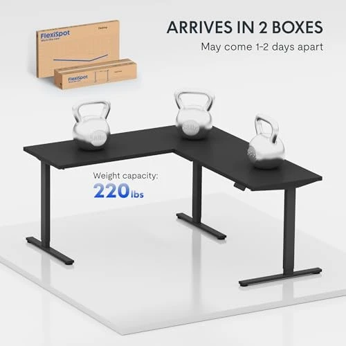 L Shaped Standing Desk — Standing Desk, FLEXISPOT