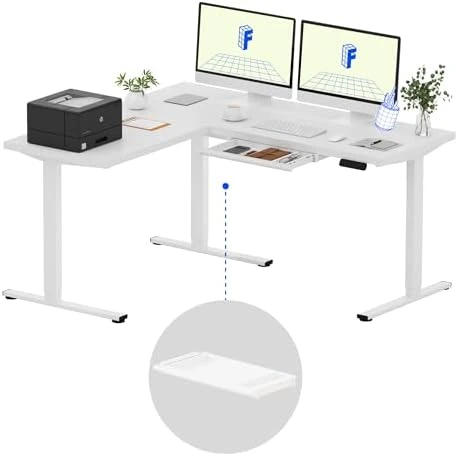 L Shaped Standing Desk — Standing Desk, FLEXISPOT