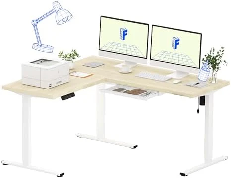 L Shaped Standing Desk — Standing Desk, FLEXISPOT