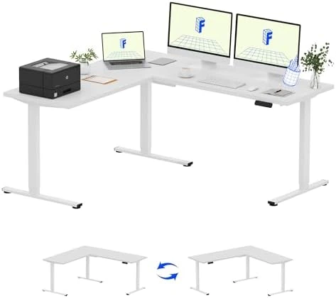 L Shaped Standing Desk — Standing Desk, FLEXISPOT