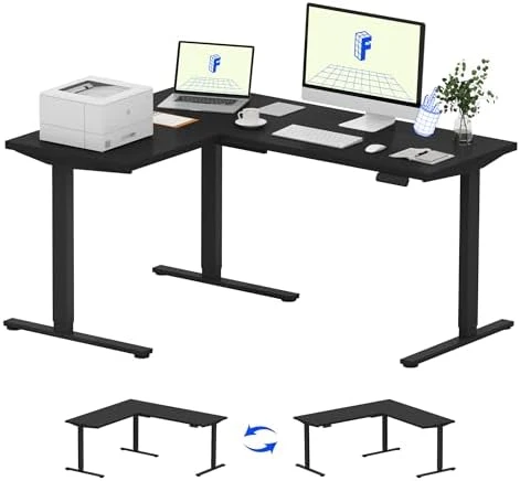 L Shaped Standing Desk — Standing Desk, FLEXISPOT