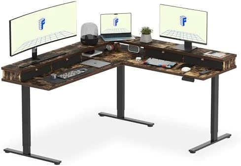 L Shaped Standing Desk — Standing Desk, FLEXISPOT