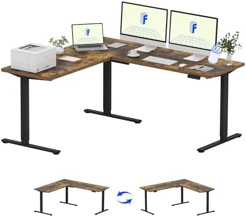 L Shaped Standing Desk — Standing Desk, FLEXISPOT