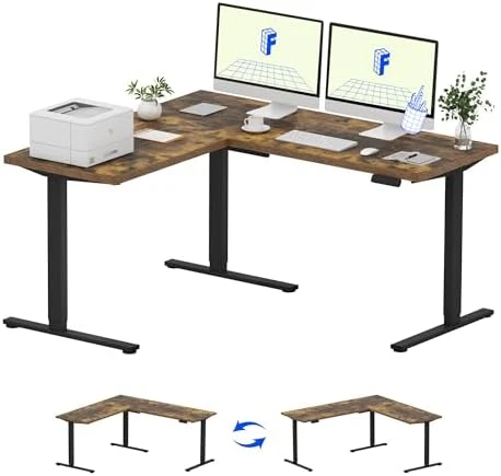 L Shaped Standing Desk — Standing Desk, FLEXISPOT