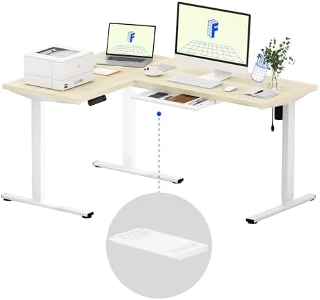 L Shaped Standing Desk — Standing Desk, FLEXISPOT