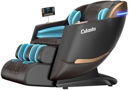 Massage Chair Full Body, Zero Gravity SL-Track Shiatsu Massage Recliner with Body Scan, Airbags, Foot Rollers, Deep Yoga... — Massage Chairs, Culanta