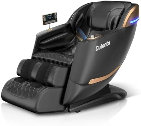 Massage Chair Full Body, Zero Gravity SL-Track Shiatsu Massage Recliner with Body Scan, Airbags, Foot Rollers, Deep Yoga... — Massage Chairs, Culanta