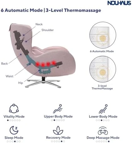 Massage Chair with Ottoman — Massage Chairs, Nouhaus