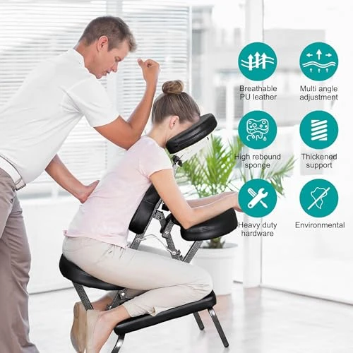 Portable Massage Chair with Face Cradle — Massage Chairs, Nova Microdermabrasion