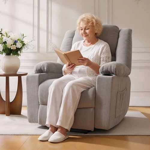 Power Lift Recliner Chair with Massage & Heat — Massage Chairs, FLEXISPOT