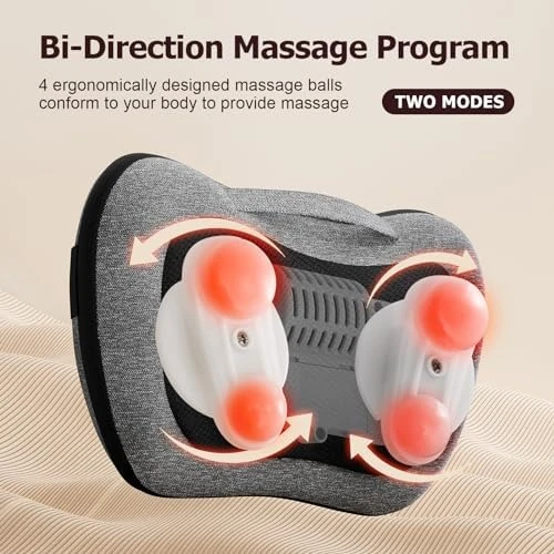 Shiatsu Back Massager with Heat — Massage Chairs, VIKTOR JURGEN