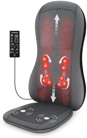Shiatsu Full Back Massager with Heat — Massage Chairs, COMFIER
