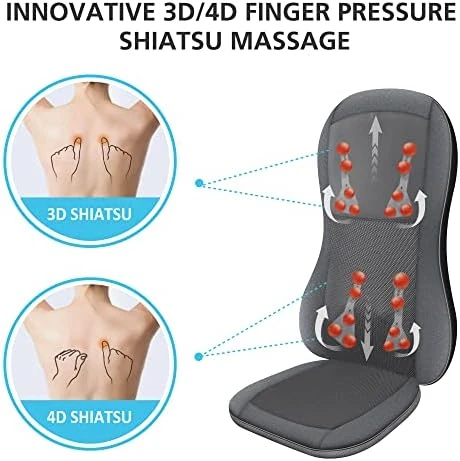 Shiatsu Full Back Massager with Heat — Massage Chairs, COMFIER