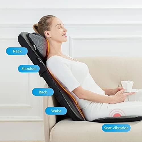 Shiatsu Neck & Back Massager with Heat — Massage Chairs, Snailax