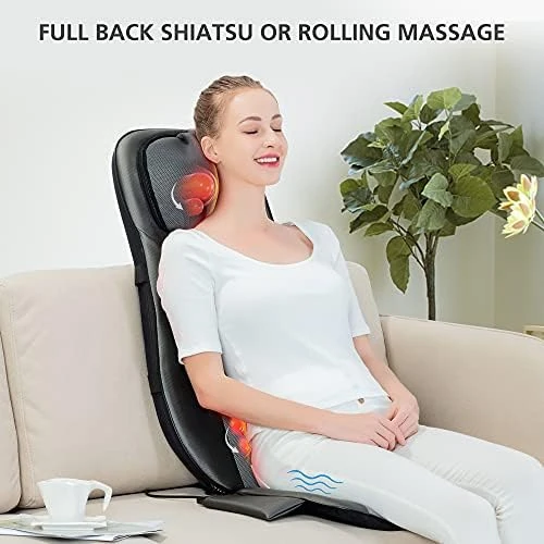 Shiatsu Neck & Back Massager with Heat — Massage Chairs, Snailax