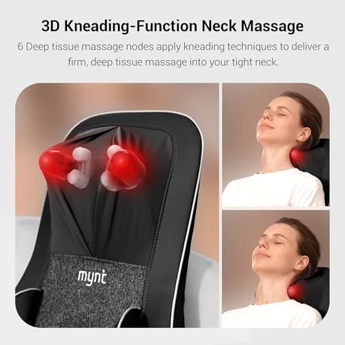 Shiatsu Neck and Back Massager with Heat — Massage Chairs, Mynt