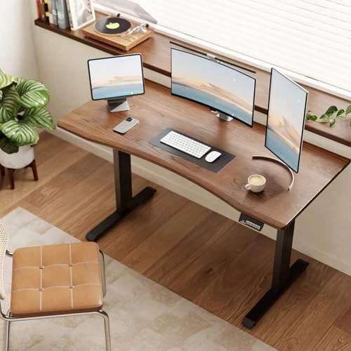 Solid Wood Electric Standing Desk — Standing Desk, YAZIFIRSTLY