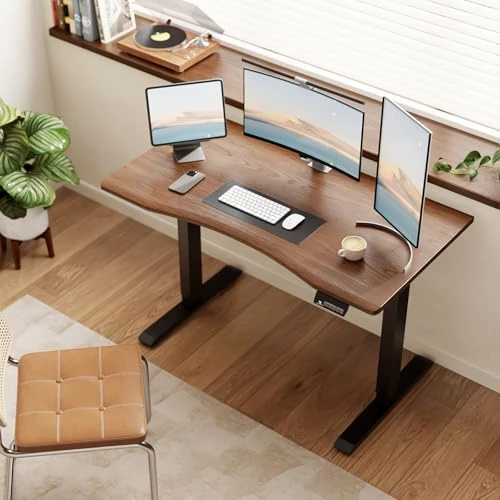 Solid Wood Electric Standing Desk — Standing Desk, YAZIFIRSTLY