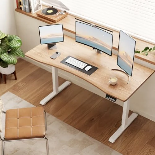 Solid Wood Electric Standing Desk — Standing Desk, YAZIFIRSTLY