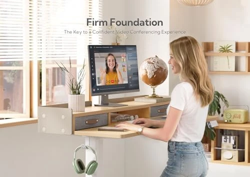 Standing Desk with Drawers, Storage Shelf and Splice Board — Standing Desk, Claiks