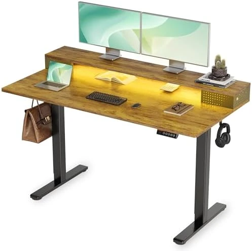 Standing Desk with Drawers, Storage Shelf and Splice Board — Standing Desk, Claiks
