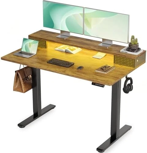 Standing Desk with Drawers, Storage Shelf and Splice Board — Standing Desk, Claiks