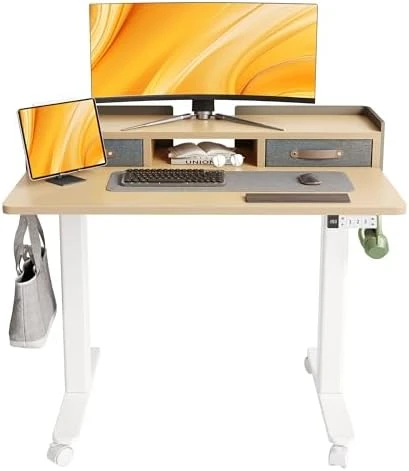 Standing Desk with Drawers, Storage Shelf and Splice Board — Standing Desk, Claiks