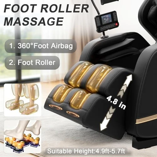 Zero Gravity Full Body Massage Chair with Heat and Bluetooth — Massage Chairs, Megashock
