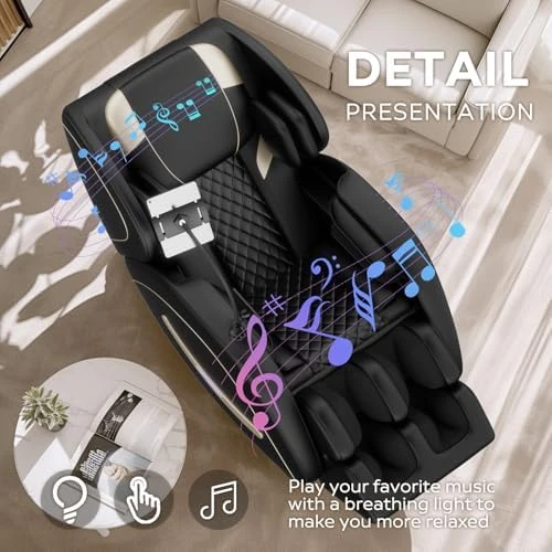 Zero Gravity Massage Chair with Back Heat and Foot Massage — Massage Chairs, ficsmate