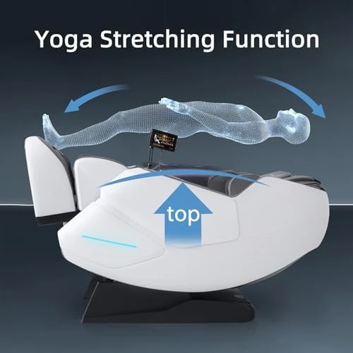 4D Massage Chair, Full Body Zero Gravity Recliner with SL-Track, Body Scan, Graphene Heating, Deep Yoga Stretch, Foot... — Massage Chairs, MassaMAX