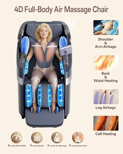 4D Massage Chair Full Body — Massage Chairs, RELX