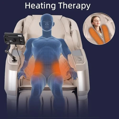 4D Massage Chair with Full Body Recliner, Deep Yoga Stretch, Touchscreen & AI Voice Control — Massage Chairs, MassaMAX