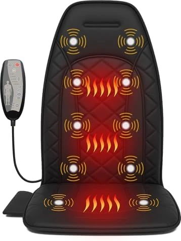Back Massager for Chair with Heat — Massage Chairs, THERAZZAGGE