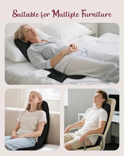 Back Massager for Chair with Heat — Massage Chairs, THERAZZAGGE
