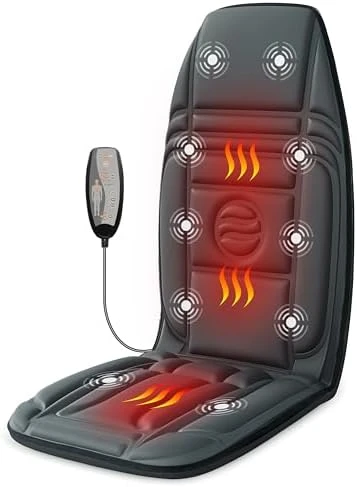 Back Massager with Heat, Targeted Vibration Massage Pad — Massage Chairs, Heycool