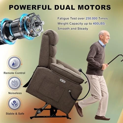 Dual Motor Recliner Chair with Heat & Massage — Massage Chairs, SUKACH