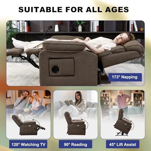 Dual Motor Recliner Chair with Heat & Massage — Massage Chairs, SUKACH