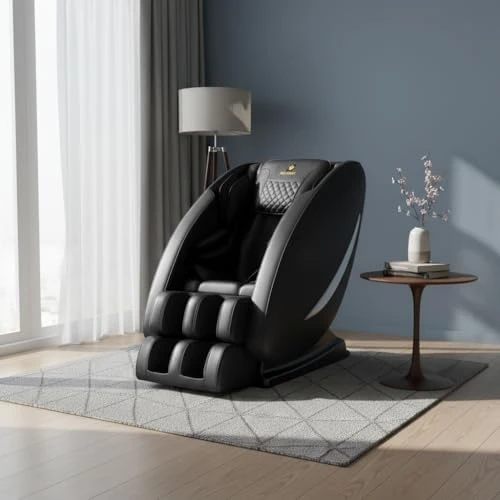 Full Body Massage Chair Recliner with Zero Gravity, Heat Therapy & Air Compression — Massage Chairs, GDFStudio