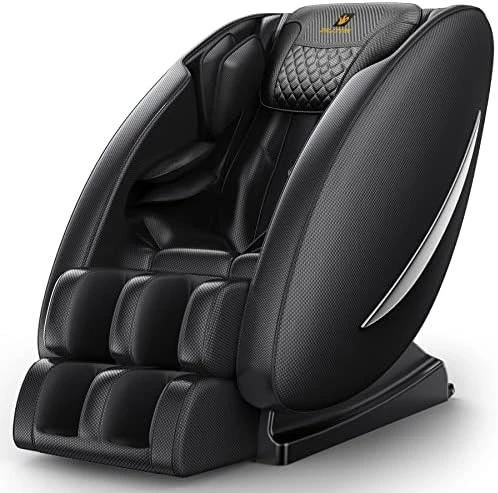 Full Body Massage Chair Recliner with Zero Gravity, Heat Therapy & Air Compression — Massage Chairs, GDFStudio