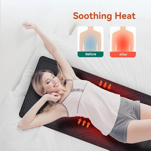 Full Body Massage Mat Pad for Bed — Massage Chairs, Snailax